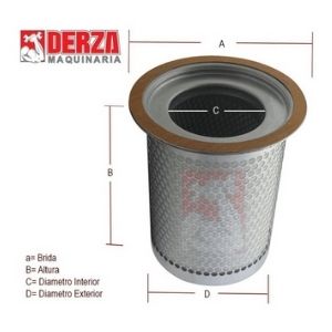 filtro separador aire / aceite kaeser 6.3792.0 reemplazo Derza