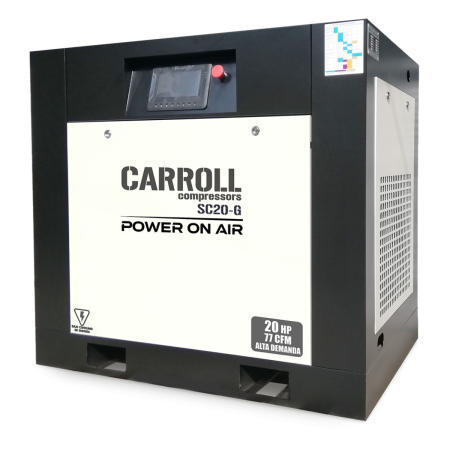 CARROL - COMPRESOR DE TORNILLO DE 20 HP LINEA G